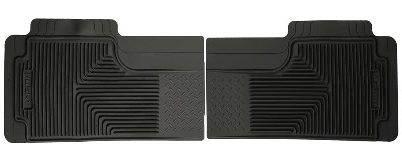 Ford F-150 Floor Mats - 2nd Row - Husky Liners - Heavy Duty - Black - `80-`12